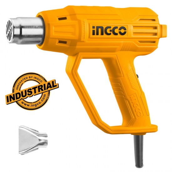 INGCO HG2000385 Επαγγελματικό Ηλεκτρικό Αερόθερμο 2000W με 1 ακροφύσιο INGCO HG2000385 Επαγγελματικό Ηλεκτρικό Αερόθερμο 2000W με 1 ακροφύσιο