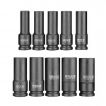 INGCO HKISSD12102L Σετ 10 τεμ Καρυδάκια Αέρος 1/2" Μακρύ