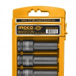 INGCO HKISSD12102L Σετ 10 τεμ Καρυδάκια Αέρος 1/2" Μακρύ