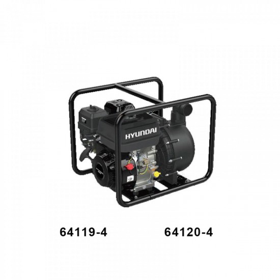 HYUNDAI 80HX Βενζιναντλία τετράχρονη πλαστική θαλάσσης - χημικών Α/Α 3"x3" 64120-4 εως 6 ΑΤΟΚΕΣ ΔΟΣΕΙΣ