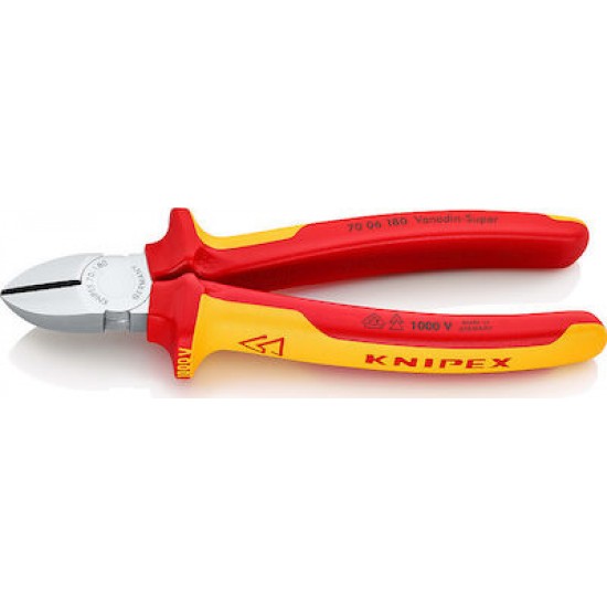 Knipex 1000V Πλαγιοκόφτης 180mm