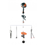 KRAFT Βενζινοκίνητο Διαιρούμενο Πολυμηχάνημα 4 σε1 52cc 691056  εως 12 ΑΤΟΚΕΣ ΔΟΣΕΙΣ