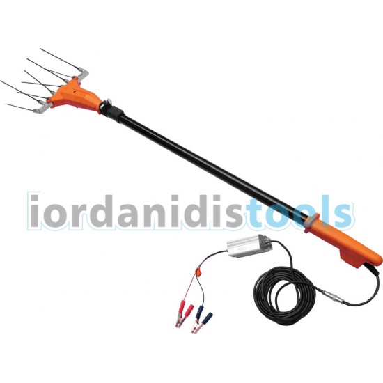 KRAFT 691087 Ελαιοραβδιστικό 34V Με Τηλεσκοπικό Κοντάρι Αλουμινίου 230 cm - 300 cm εως 6 ΑΤΟΚΕΣ ΔΟΣΕΙΣ