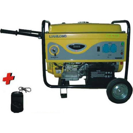 LIANLONG LL 5.0 GF - 4THA Γεννήτρια βενζίνης 5,0 KVA μίζα τηλεχειριστήριο σε τροχήλατη βάση 137170 εως 24 ΑΤΟΚΕΣ ΔΟΣΕΙΣ