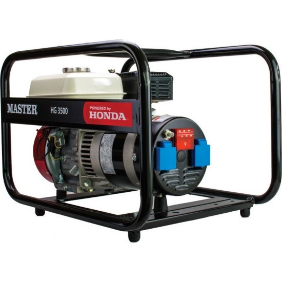MASTER HG 3500 Μονοφασική Γεννήτρια με Κινητήρα HONDA 3.5kVA εως 12 ΑΤΟΚΕΣ ΔΟΣΕΙΣ