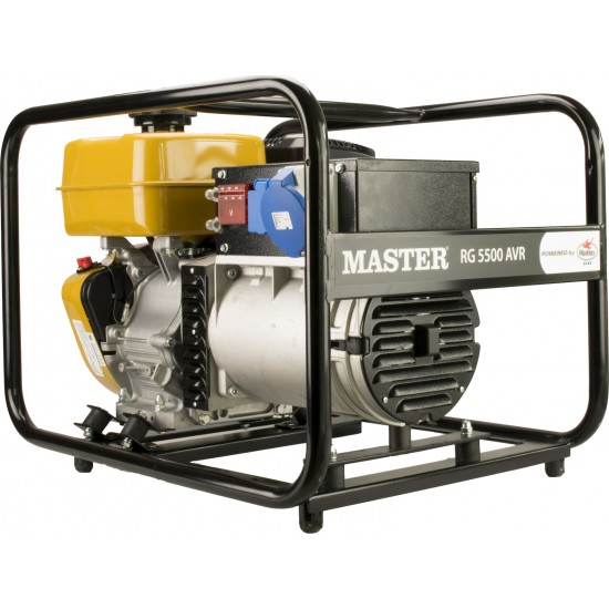 MASTER RG 5500 AVR Μονοφασική γεννήτρια βενζίνης 5.5kVA εως 12 ΑΤΟΚΕΣ ΔΟΣΕΙΣ