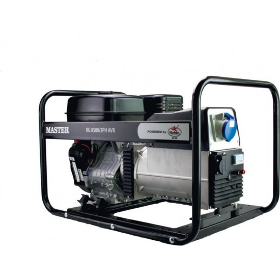 MASTER RG 8500E 3PH AVR Γεννήτρια βενζίνης τριφασική  8,5KVA/14,0HP  εως 12 ΑΤΟΚΕΣ ΔΟΣΕΙΣ