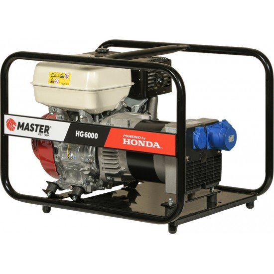 MASTER HG6000 Μονοφασική Γεννήτρια με Κινητήρα Honda 270cc MASTER HG6000 Μονοφασική Γεννήτρια με Κινητήρα Honda 270cc