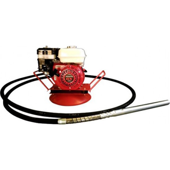 MASTER Βενζινοκίνητο δονητικό μπετόν με σφύρα 38mm με κινητήρα Robin 169cc 0105R001 εως 24 ΑΤΟΚΕΣ ΔΟΣΕΙΣ