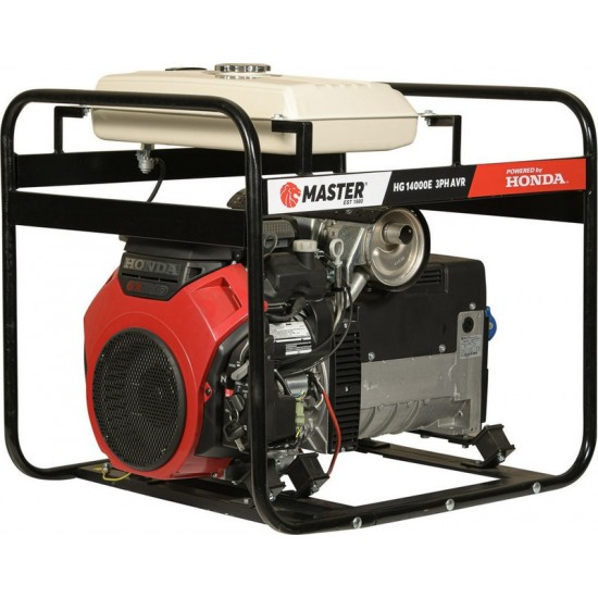 MASTER HG14000Ε 3PH AVR Τριφασική Γεννήτρια με Κινητήρα Honda MASTER HG14000Ε 3PH AVR Τριφασική Γεννήτρια με Κινητήρα Honda