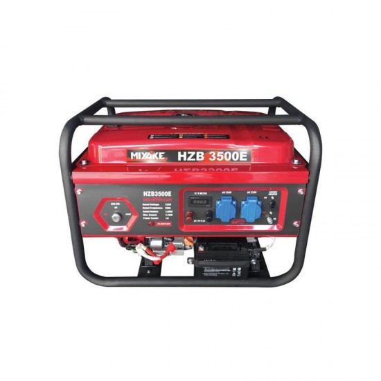 MIYAKE HZB3500E Γεννήτρια βενζίνης τετράχρονη 6.5Hp 3kVA με μίζα 202.313 εως 6 ΑΤΟΚΕΣ ΔΟΣΕΙΣ