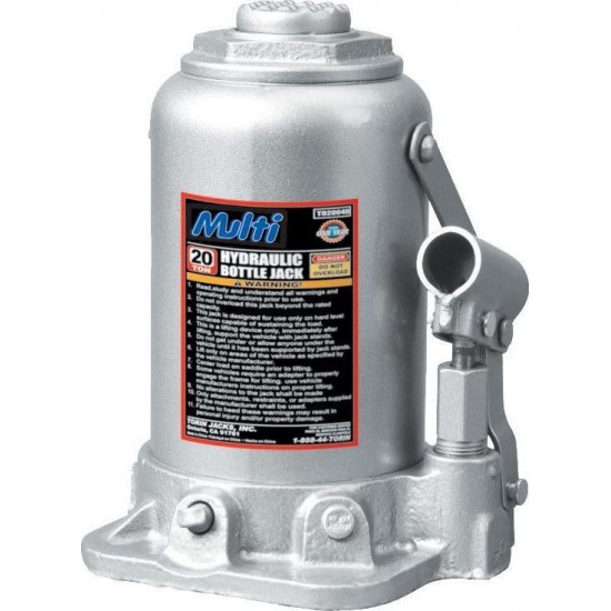 MULTI Υδραυλικός γρύλος μπουκάλας 20ton 80436