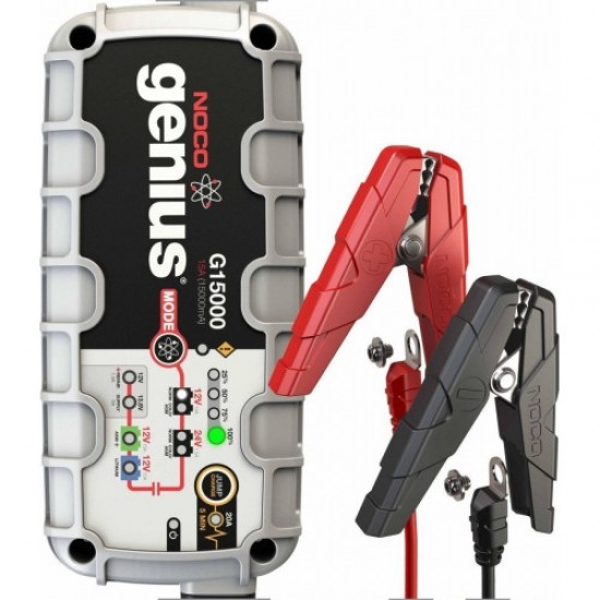 NOCO G15000 Φορτιστής και Συντηρητής Μπαταριών 12V & 24V 15A εως 12 ΑΤΟΚΕΣ ΔΟΣΕΙΣ