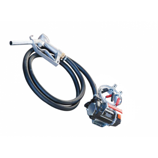 NOVA Αντλία πτερυγιοφόρα πετρελαίου με BYPASS 12V με μάνικα, φίλτρο και καλώδια παροχής 