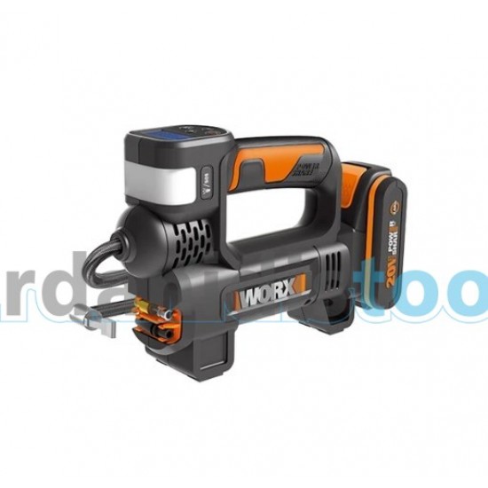Worx Κομπρεσέρ Μπαταρίας με φως WX092 20V 2Αh Worx Κομπρεσέρ Μπαταρίας με φως WX092 20V 2Αh
