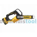 DeWALT Αλυσοπρίονο κλαδευτικό DCMPS520P1-QW 18V XR 20cm - Σετ με 5Ah