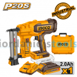 INGCO Καρφωτικό Μπαταρίας 20V Li-Ion + Βαλίτσα CBNLI2008E