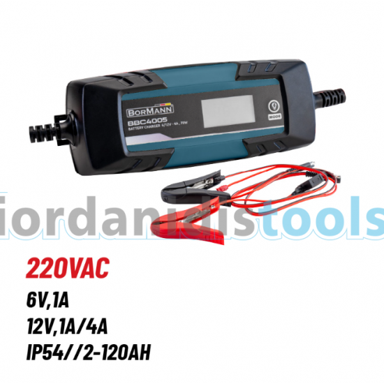 BORMANN BBC4005 Φορτιστής-Συντηρητής 6/12V - 4A , 70W