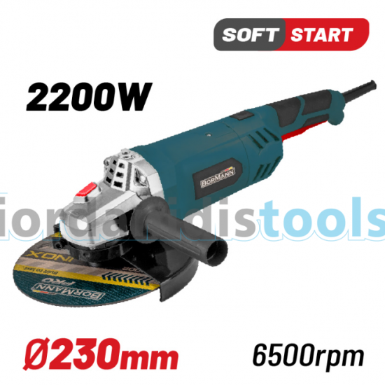 BORMANN ΤΡΟΧΟΣ 2200W, Φ230 ΜΕ ΠΡΟEKΚΙΝΗΣΗ BORMANN ΤΡΟΧΟΣ 2200W, Φ230 ΜΕ ΠΡΟEKΚΙΝΗΣΗ