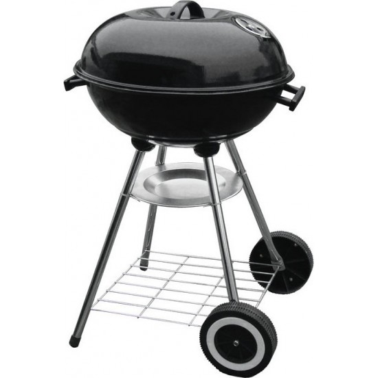 BORMANN BBQ1130 Ψησταριά Κάρβουνου Διαμέτρου 44cm. με ράφι και ρόδες 024309 BORMANN BBQ1130 Ψησταριά Κάρβουνου Διαμέτρου 44cm. με ράφι και ρόδες 024309