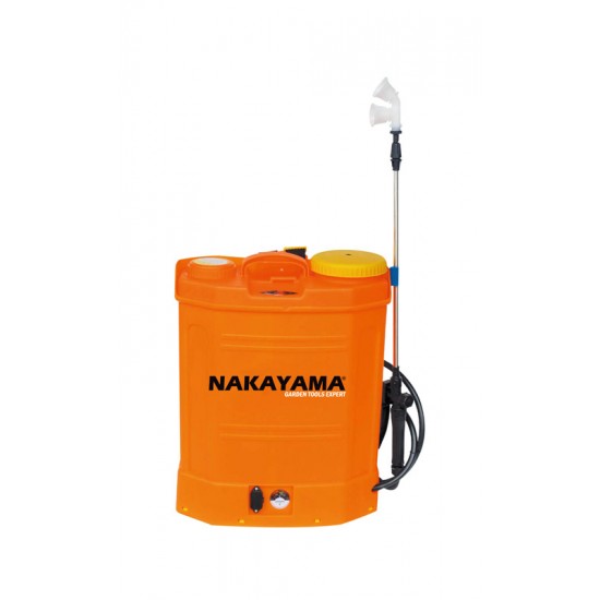 NAKAYAMA Ψεκαστήρας Πλάτης 12V 16Lt NS1612 NAKAYAMA Ψεκαστήρας Πλάτης 12V 16Lt NS1612