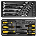 TOPEX 79R502 Tροχήλατος εργαλειοφορέας με 5 συρτάρια, κλείδωμα και εργαλεία 036582 εως 12 ΑΤΟΚΕΣ ΔΟΣΕΙΣ