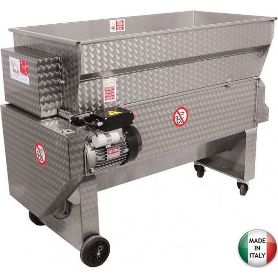 OMAC ZETA 50 Σπαστήρας - Διαχωριστήρας σταφυλιών ηλεκτρικός 2.5Hp 142165 εως 24 ΑΤΟΚΕΣ ΔΟΣΕΙΣ