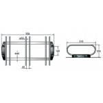 DOORADO PARK-UR2-01 Μπάρα στάθμευσης 3 ποδηλάτων εως 6 ΑΤΟΚΕΣ ΔΟΣΕΙΣ