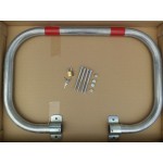 DOORADO HSC2L-8050-4218-GAL Αρθρωτή μπάρα στάθμευσης τύπου C με 2 πόδια 