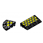 DOORADO PARK-DH-UP-2Μ Ελαστική χρωματιστή ράμπα  15 cm μεσαίο κομμάτι