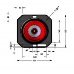 Πλαστικός κώνος 100 cm με βαριά λαστιχένια βάση PARK-DH-PE-3 Πλαστικός κώνος 100 cm με βαριά λαστιχένια βάση PARK-DH-PE-3