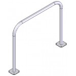 DOORADO FSU2L-10080-4218-GAL Μπάρα πάρκινγκ ποδηλάτων μεγάλη DOORADO FSU2L-10080-4218-GAL Μπάρα πάρκινγκ ποδηλάτων μεγάλη