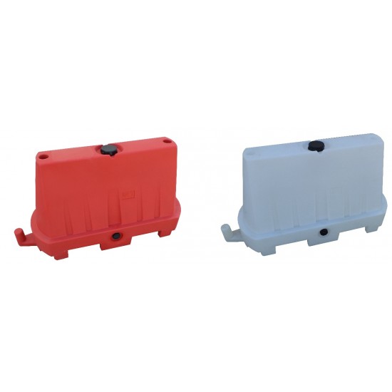 Πλαστικά στηθαία οδών ρύθμισης κυκλοφορίας αυτοκινήτων, κόκκινα και άσπρα PARK-NJ60