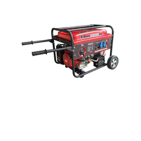 PLUS HZB6500E Τροχήλατη Βενζινοκίνητη Ηλεκτρογεννήτρια AVR 6.5kVA (Μονοφασική) 201.105 εως 24 ΑΤΟΚΕΣ ΔΟΣΕΙΣ