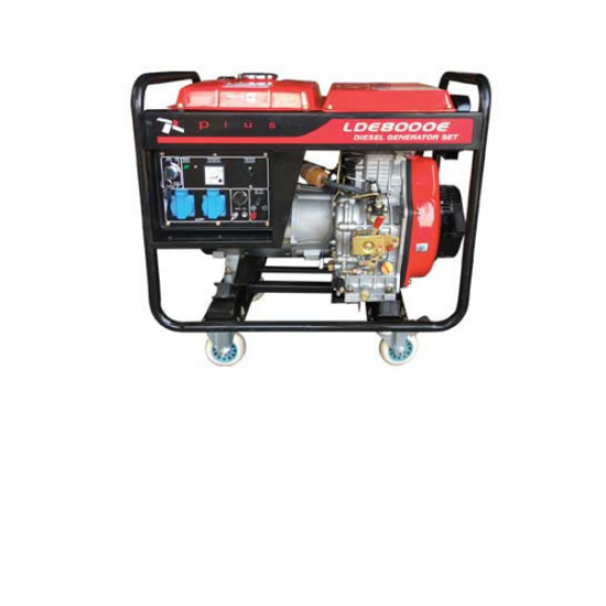 PLUS LDE8000E Τροχήλατη Diesel Ηλεκτρογεννήτρια AVR 8kVA Με Μίζα Και Μπατα ρία (Μονοφασική) 203.227