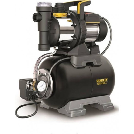 STANLEY SXGP1300XFBE Πιεστικό Συγκρότημα Αυτόματο Με Ενσωματωμένο Φίλτρο Νερού 1300W εως 6 ΑΤΟΚΕΣ ΔΟΣΕΙΣ STANLEY SXGP1300XFBE Πιεστικό Συγκρότημα Αυτόματο Με Ενσωματωμένο Φίλτρο Νερού 1300W εως 6 ΑΤΟΚΕΣ ΔΟΣΕΙΣ