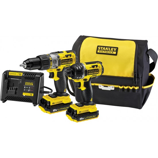 STANLEY FMCK461C2 Σετ 18V Δραπ/βιδο - Κατσαβίδι  εως 12 ΑΤΟΚΕΣ ΔΟΣΕΙΣ