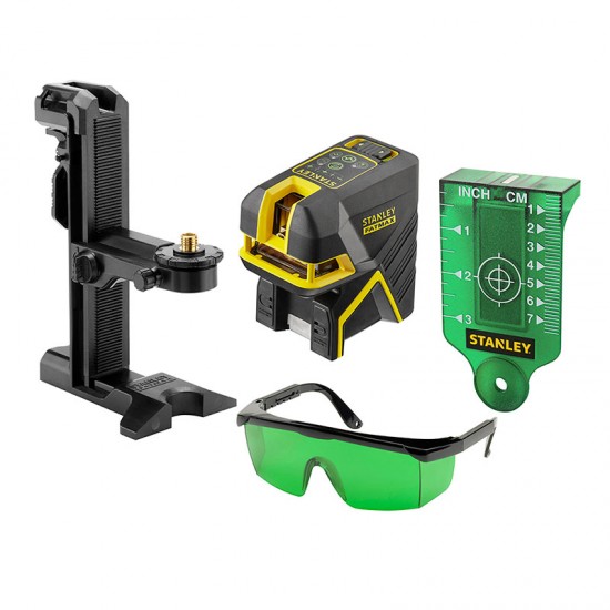 STANLEY FMHT1-77442 Laser γραμμής / Σταυρού 5 Σημείων Πράσινης γραμμής εως 12 ΑΤΟΚΕΣ ΔΟΣΕΙΣ