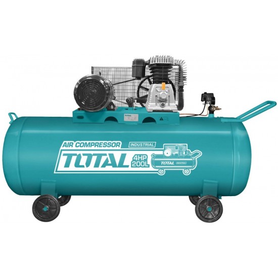 TOTAL TC1402002 Τροχήλατος Αεροσυμπιεστής 200lt εως 12 ΑΤΟΚΕΣ ΔΟΣΕΙΣ TOTAL TC1402002 Τροχήλατος Αεροσυμπιεστής 200lt εως 12 ΑΤΟΚΕΣ ΔΟΣΕΙΣ