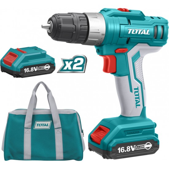 TOTAL Δραπανοκατσάβιδο Μπαταρίας Λιθίου 16,8V TDLI1612