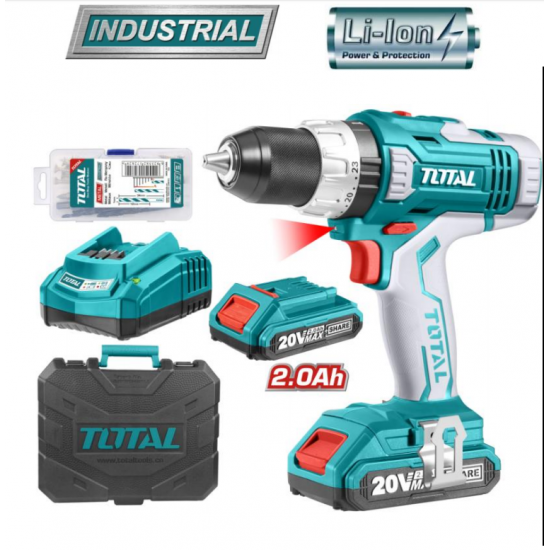 TOTAL TDLI2003 Δραπανοκατσάβιδο Μπαταρίας 20V Li-ion εως 12 ΑΤΟΚΕΣ ΔΟΣΕΙΣ