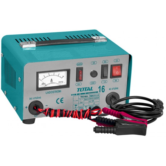 TOTAL TBC1601 Φορτιστής Μπαταριών 12/24V