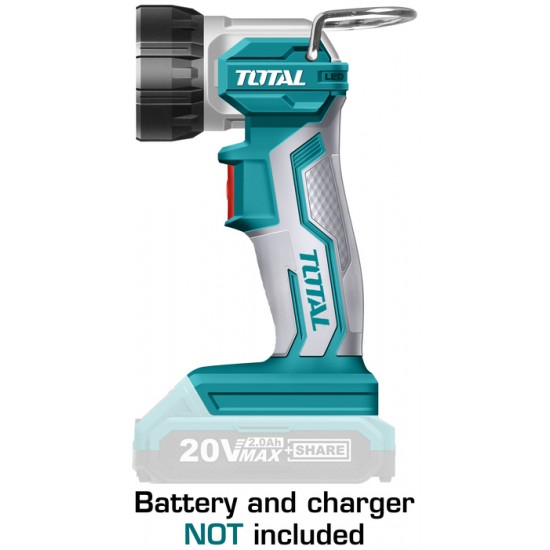 TOTAL Φακός μπαταρίας λιθίου 20V TWLI2001 TOTAL Φακός μπαταρίας λιθίου 20V TWLI2001