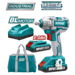 TOTAL TIWLI2001 Μπουλονόκλειδο μπαταρίας  20V Li-ion εως 6 ΑΤΟΚΕΣ ΔΟΣΕΙΣ