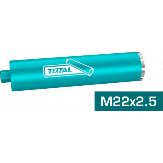 TOTAL TAC2811221 Επαγγελματική διαμαντοκορώνα υγράς κοπής 122mm 