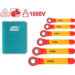 TOTAL THKISPA0603 Πολύγωνα ίσια καστάνιας σετ 6 τεμαχίων 1000V VDE