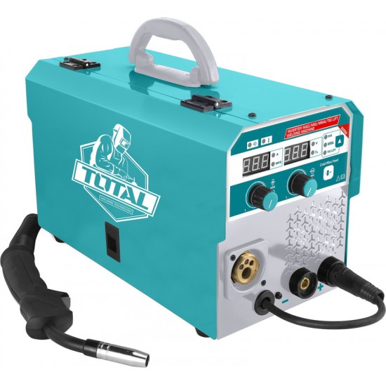 TOTAL TMGT1601 Ηλεκτροκόλληση INVERTER Σύρματος & ηλεκτροδίου MAG/MIG/MMA/TIG 160A έως 6 ΑΤΟΚΕΣ ΔΟΣΕΙΣ