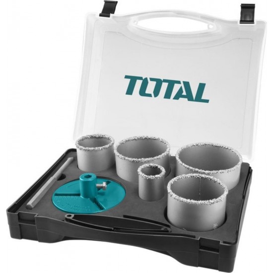 TOTAL TACSH2071 Ποτηροτρύπανα πλακιδίων σετ 7 τεμαχίων 