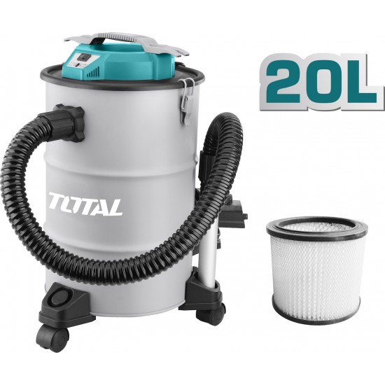 TOTAL TAVC12201 Σκούπα Στάχτης 1.200W - 20Lit 