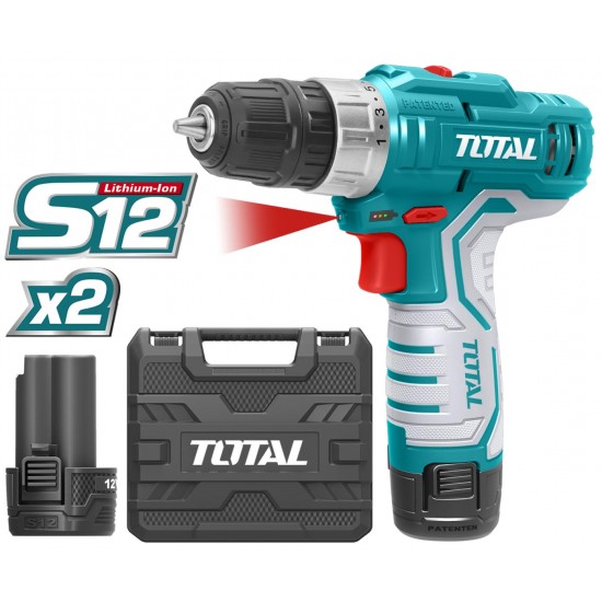 TOTAL TDLI1232 Δραπανοκατσάβιδο μπαταρίας λιθίου 12V TOTAL TDLI1232 Δραπανοκατσάβιδο μπαταρίας λιθίου 12V